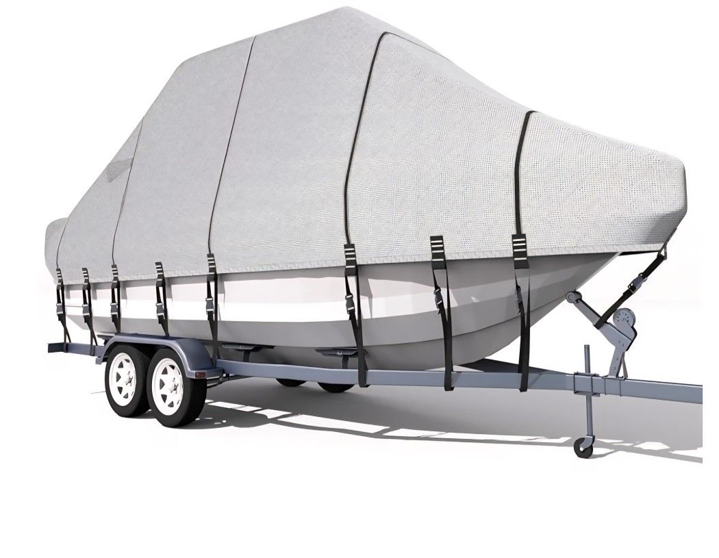 Brand: Nukugula
4.0
4.0 out of 5 stars
(36)
Trailerable T-Top Boat Cover Ture 1200D Solution Dyed Hard Top/T Top Boat Cover