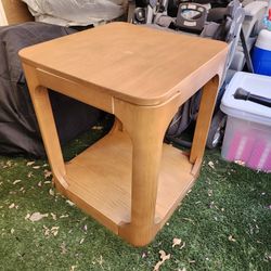 Wood End Table 