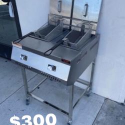 Double Deep Fryer Para Gas Propano