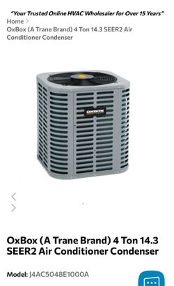 HVAC OxBox (A Trane Brand) 4 Ton 