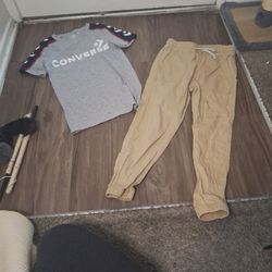 Converse Top And H&m Pants 