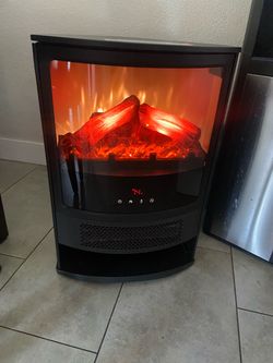 Freestanding Electric Fireplace Heater