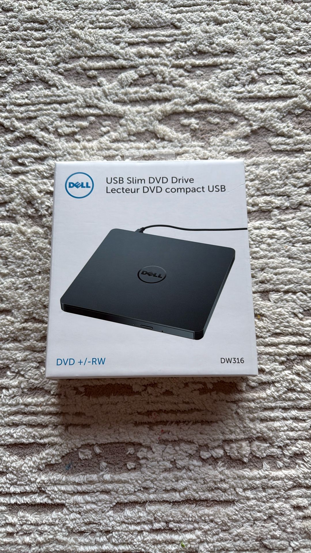 Dell USB Slim DVD +/- RW Drive - DW316