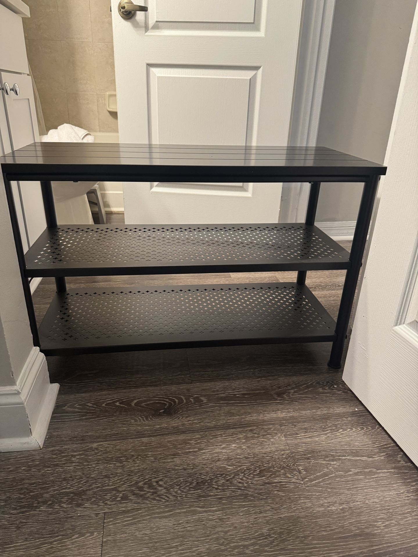 Large 2 Tier Storage Rack Shoe Rack 31x14x20