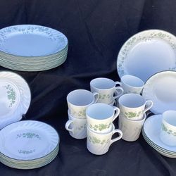 Vintage CorningWare Corelle Callaway Green Ivy Dish Set Each Item Sold Separately