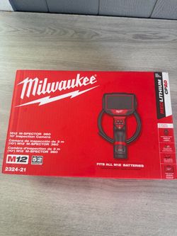 Milwaukee M12 12V Lithium-Ion Corldless M-SPECTOR 360-Degree 10 ft. Inspection Camera Kit