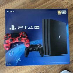 Sony PS4 Pro 4K 1 Terabyte with 2 controllers.