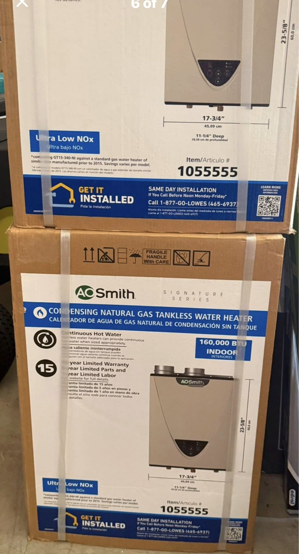 Tankless Hot Water Heater X2