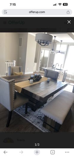Best Offer Rooms To Go Cindy Crawford Dinning Table
