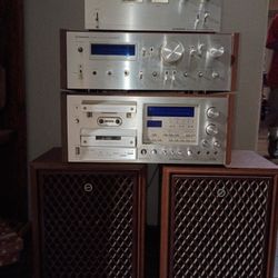 Vintage Pioneer Receiver Sp8800 Component Stereo