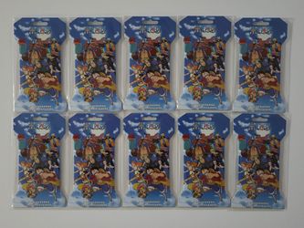 One piece holographic trading stickers x 10, sealed
