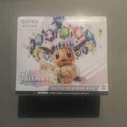 Pkemon Prismatic Evolution Etb