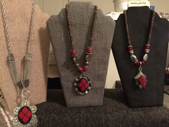 Silver hand made necklaces