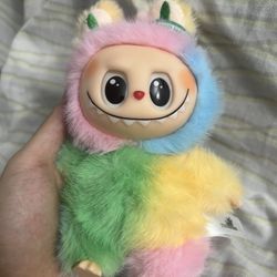 LABUBU Rainbow Custom Doll Handmade Designer Toy Collectible Gift for Labubu Fans