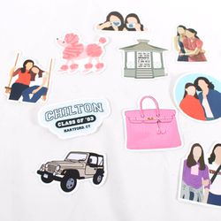 Gilmore Girls Stickers Lot of 19 New Scrapbooking Journaling Arts and Crafts Y2K