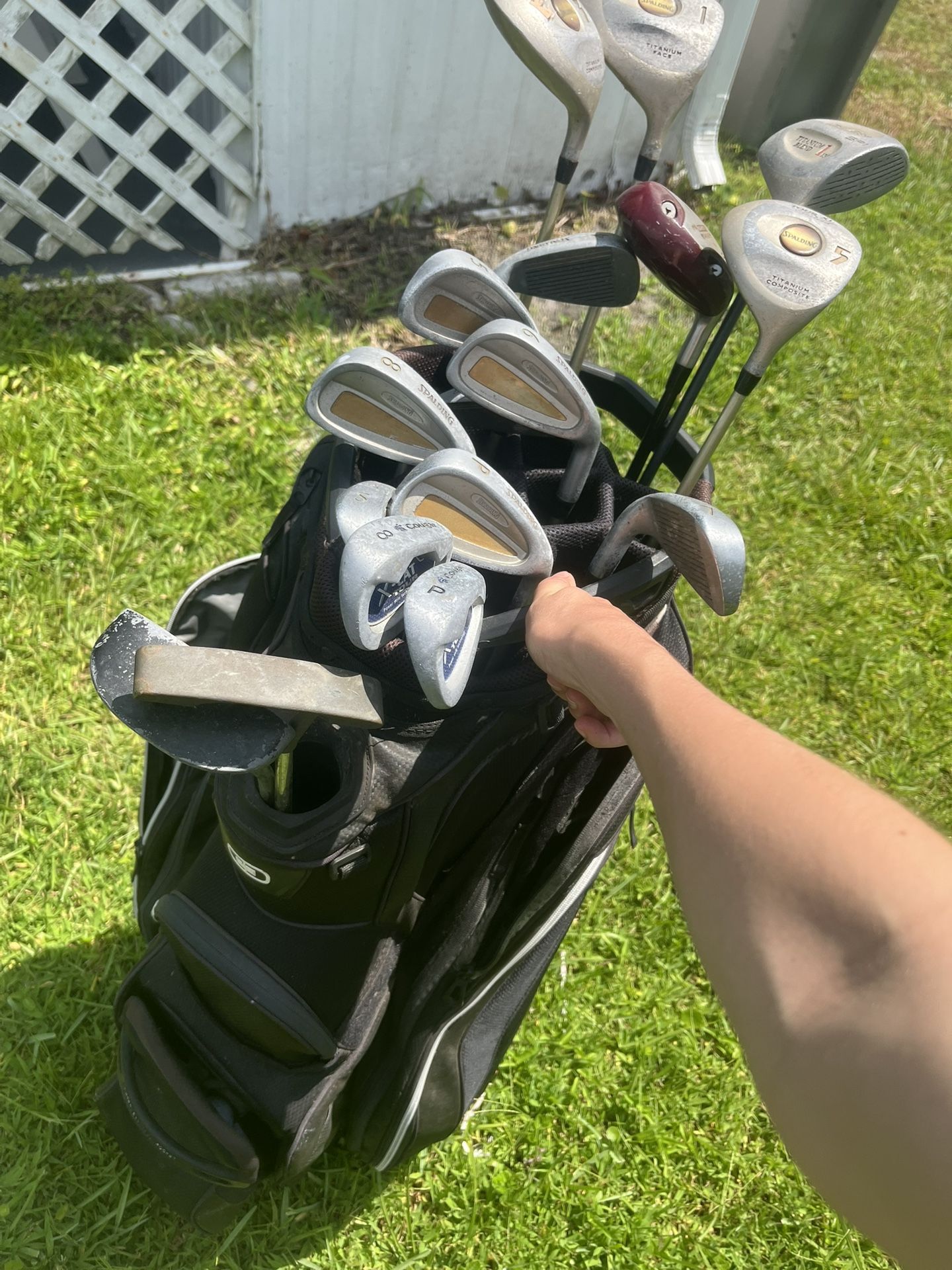 Golf Clubs And Bags Come Get