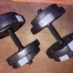 Adjustable Dumbbell Set (30 lbs total) – Full Home Setup
