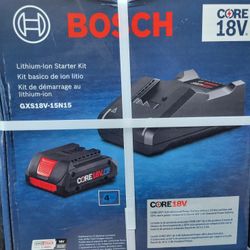 New Bosch 4.0ah Starter Kit
