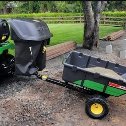 Brinly dump cart with 180-degree dump kit