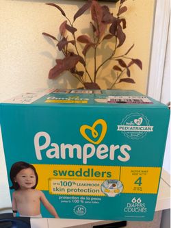 Pampers diapers size 4