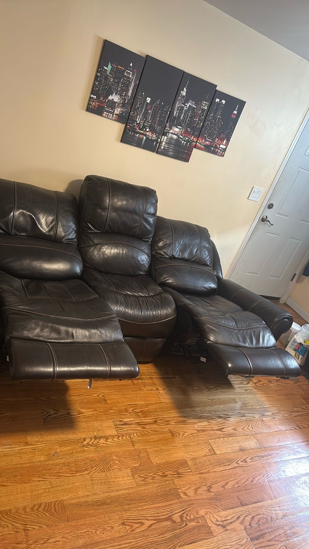 Leather sofa