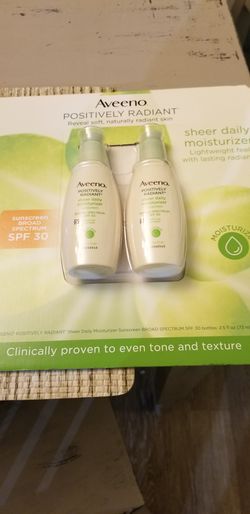 Aveeno Moisturizer package of 2