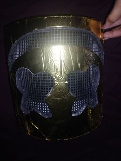 Gold Marshmello mask for Halloween or cosplay