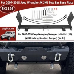 Jeep wrangler tow bar base. SEE DESCRIPTION