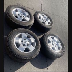4 X 275/65r18 5x150 5x5.9 Toyota Tundra Sequoia Lx470 Rims Wheels With Tires !!!!