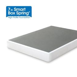 TWIN Zinus 7 Inch Smart Box Spring / Mattress Foundation / Strong Steel structure / Easy assembly required, Twin