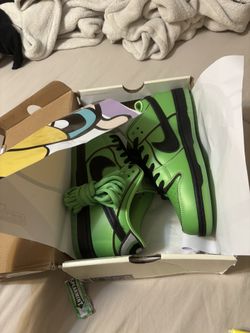 Green power puff dunks