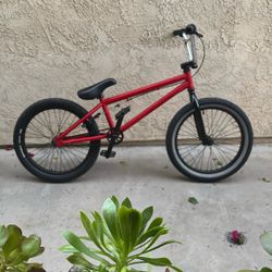 Red BMX Bike 20” Strong Frame Smooth Ride Solid Build
