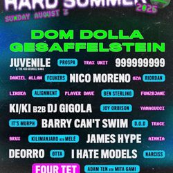 HARD SUMMER GA ONE DAY SUNDAY ONLY ( DIGITAL TICKET)