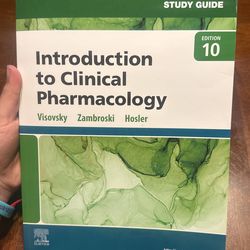 Introduction to clinical pharmacology STUDY GUIDE