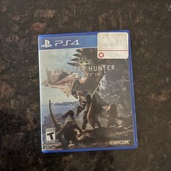 PS4 Monster Hunter World