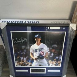 DODGERS player WALKER BUEHLER singed/framed “last Out”