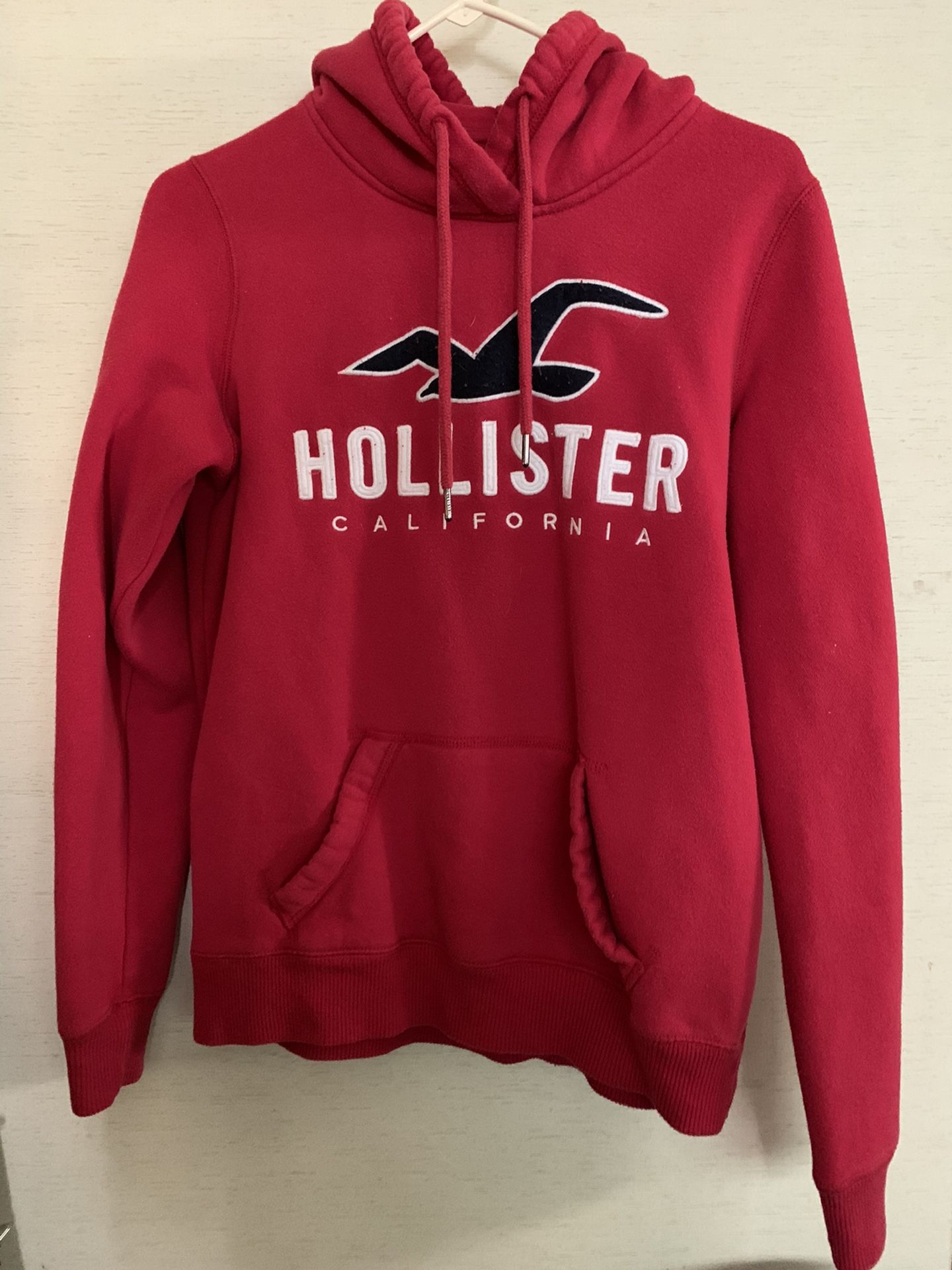 Hollister Red Hoodie Unisex sweater Clothes women men