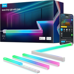 Govee RGBIC LED Strip Lights 32.8ft with Covers,Smart Control, APP, WiFi