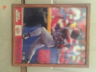 Framed Kirby Puckett Sports Illustrated Poster