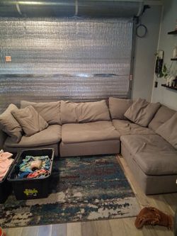 Cloud couch dupe Bob's dream couch -- 75% off retail