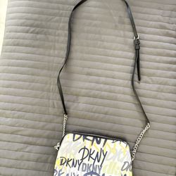DKNY Sina Small Flap Crossbody/Shoulder Bag Graffiti Print (new)
