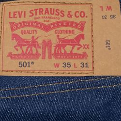 35x31 Levi’s Mens 501 Original Jeans