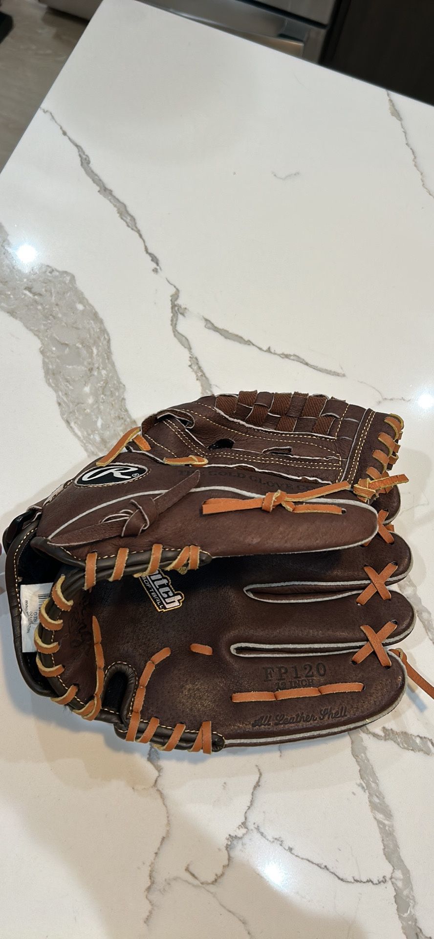 Rawlings Softball FP120 Left Hand Glove (Glove Goes On Left Hand)