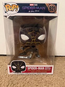 Funko POP! Jumbo: Spider-Man No Way Home  Spider-Man Black & Gold Suit #921 Target Exclusive