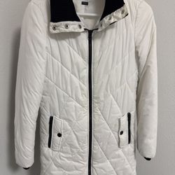 Armani Exchange (A|X) White Quilted Jacket - Size XS