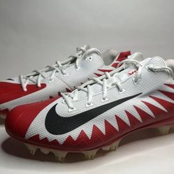 Nike Alpha Menace Pro Low TD Football Cleats Red White 922804-102 Mens size 18