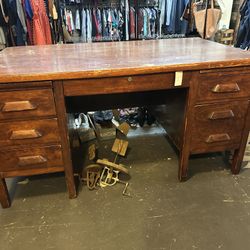 Wood Desk Project Piece