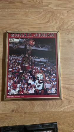 Michael Jordan Framed NBA Starline Photo Print