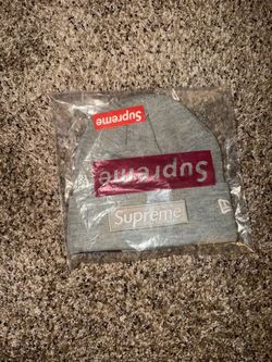 Supreme Box Logo Beanie Grey