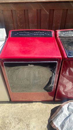 Whirlpool Cabrio Red Front-Load Dryer/washer combo